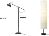 Krásný interiér s designovými lampami IKEA