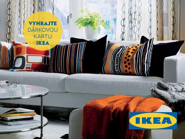 Vyhrajte dárkovou kartu IKEA v hodnotě 10 000 Kč