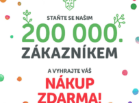 Staňte se 200 000 zákazníkem a vyhraj nákup zdarma