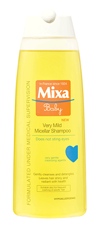 Vyhrajte dětský micelární šampon Mixa