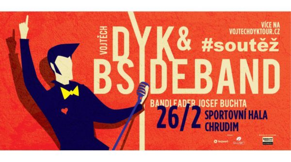 Soutěž o vstupenky na Vojtu Dyk a B-Side Band v Chrudimi