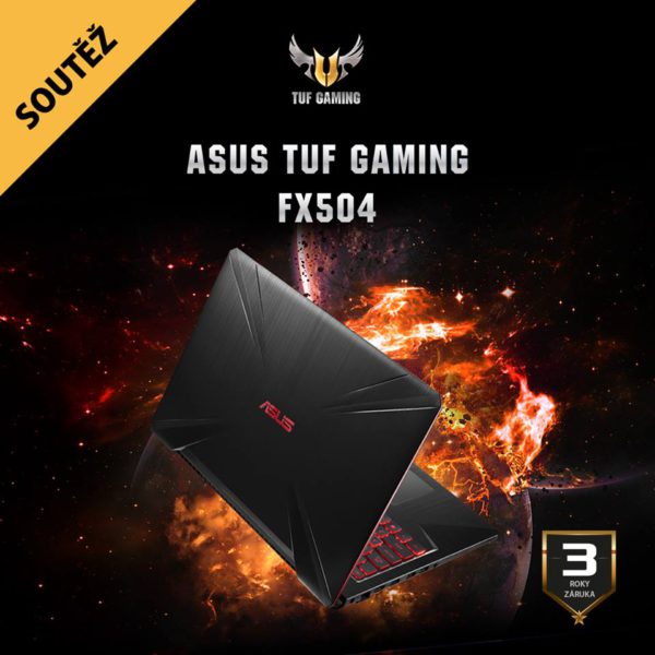 Soutěž o herní laptop TUF Gaming FX504