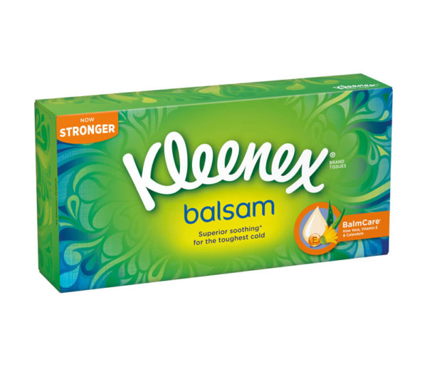 Soutěž o kapesníky Kleenex Balsam na celý rok pro 5 z vás!