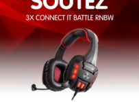 Soutěž o 3x herní sluchátka Connect IT Battle Rnbw