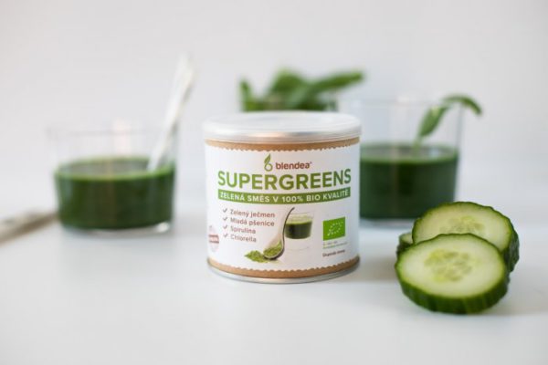 Soutěž o 100% BIO směs zelených superpotravin Blendea SUPERGREENS