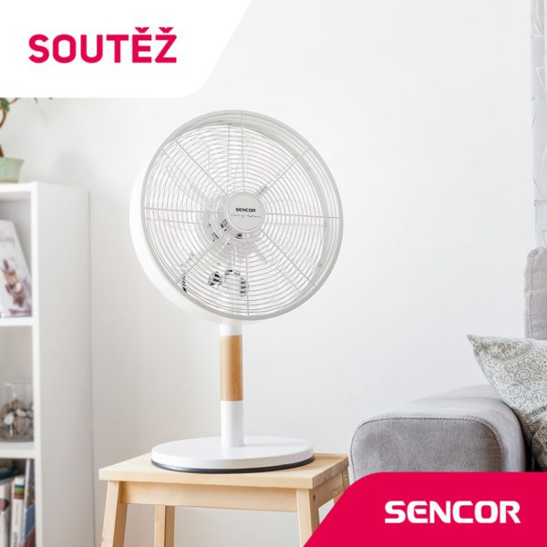 Soutěž o ventilátor Sencor SFE 3080WH