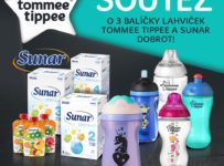 Soutěž o 3 balíčky lahviček Tommee Tippee a k tomu dobroty Sunar