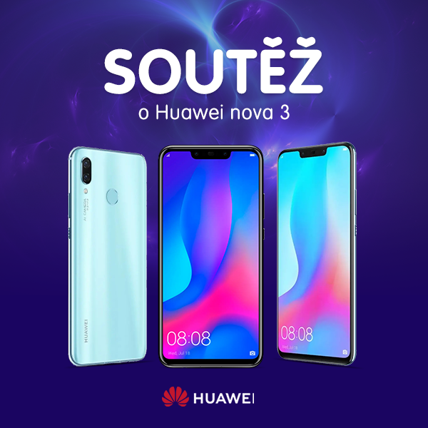 Soutěž o mobilní telefon Huawei nova 3