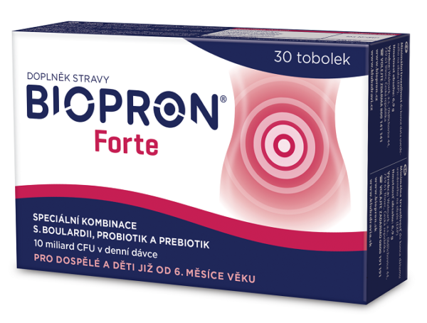 Soutěž 7x dvě balení probiotik Biopron Forte