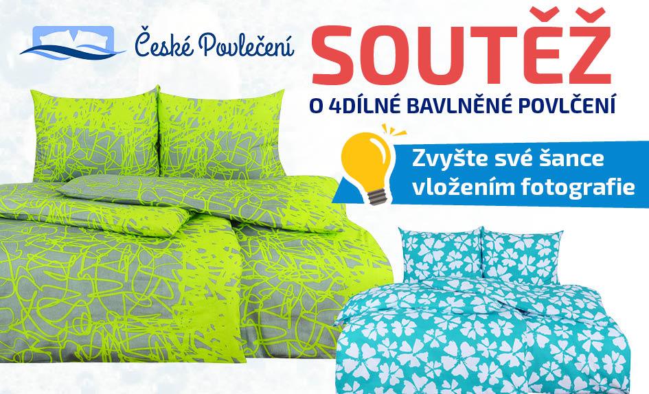 Soutěž o 2x 4dilné bavlněné povlečení