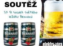 Soutěž o 2x 5l soudek světlého ležáku Bernard