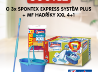 Soutěž o 3x Spontex Express systém Plus + MF Hadříky XXL 4+1