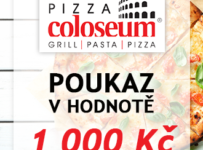Soutěž o 3x dárkový poukaz v hodnotě 1000 Kč do pizzerie Coloseum