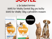 Soutěž o 10x nové krmivo IAMS for Vitality s čerstvým masem