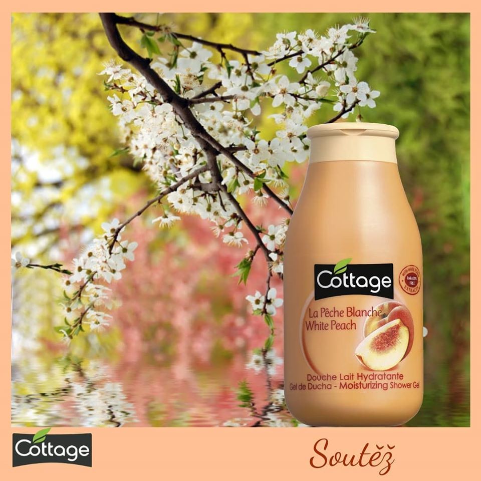 Soutěž o Cottage sprchový gel z bílé broskve