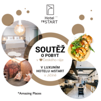 Soutěž o exkluzivní pobyt pro dva v srdci Českého ráje - v luxusním hotelu reSTART v Jičíně.