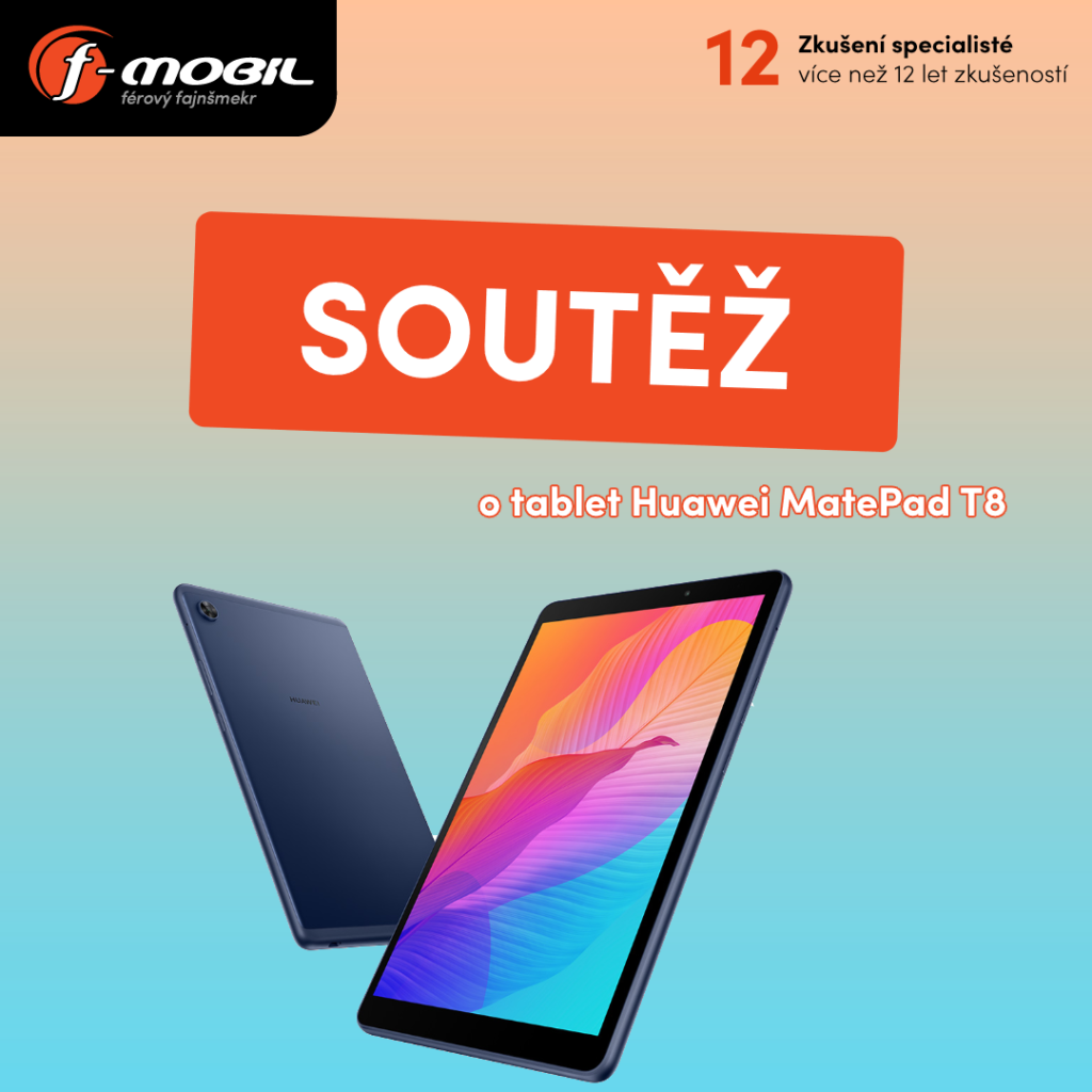 Soutěž o tablet Huawei MatePad T8