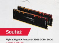 Soutěž o HyperX Predator 32GB DDR4 3600