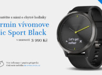 Soutěž o chytré fitness hodinky Garmin vívomove Optic Sport Black