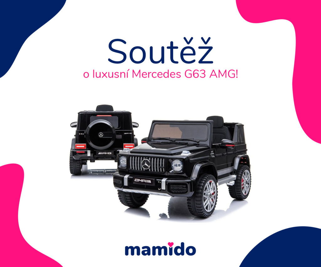 Soutěž o dětské elektrické autíčko Mercedes G63 AMG