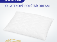 Soutěž o kvalitní latexový polštář DREAM v hodnotě 735 Kč