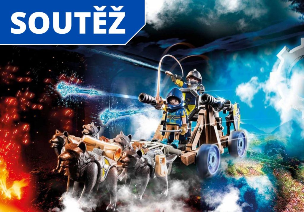 Soutěž o stavebnici Playmobil Novelmorské vlčí spřežení a vodní dělo