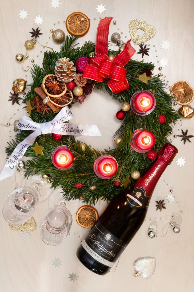 Soutěž o adventní věnec a láhev Rotkäppchen Riesling Sec