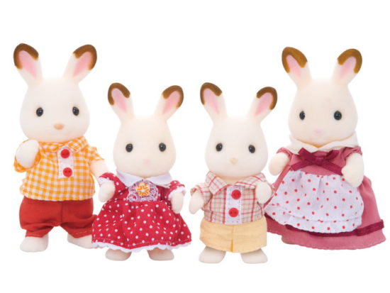 Soutěž o rodinku čokoládových králíčků Sylvanian Families