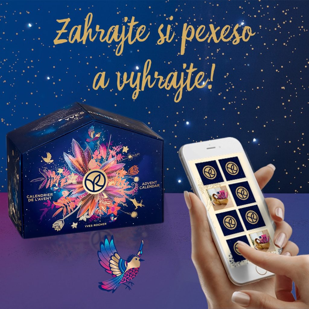 Zahrajte si pexeso a vyhrajte Adventní kalendář Yves Rocher