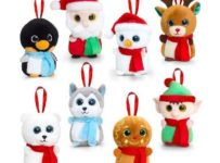 Soutěž o sadu vánočních plyšáčků KEEL TOYS