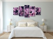 Soutěž o 5-dílný obraz fialové květy šeříku
