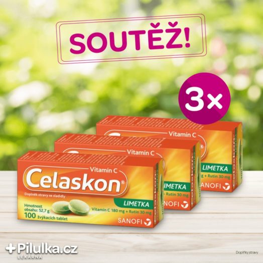 Soutěž o 3x Celaskon Limetka 100 tablet