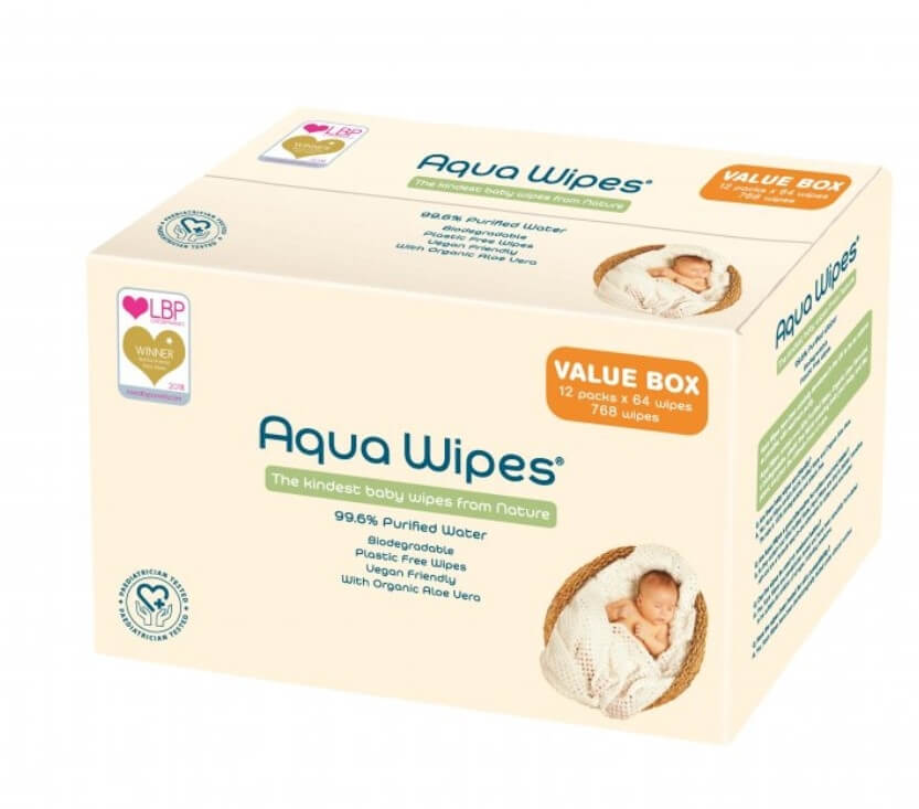 Soutěž o měsíční zásobu ubrousků Aqua Wipes