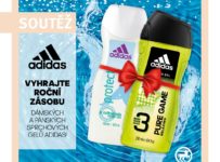 Soutěž o roční zásobu sprchových gelů adidas v hodnotě 740 Kč
