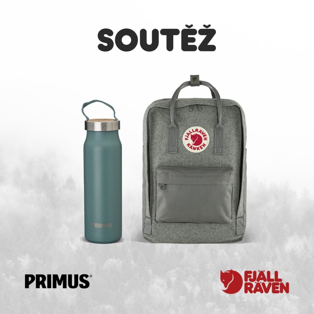 Soutěž o batoh Fjällräven Kånken Re-Wool a dvouplášťovou láhev Primus Klunken