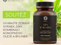 Soutěž o 100% přírodní potravinový doplněk s konopným olejem k navození přirozeného spánku