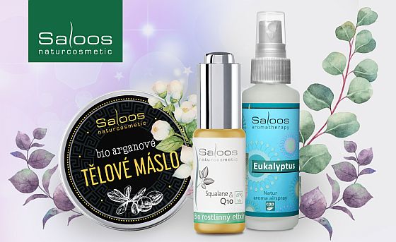 Soutěž o 5 balíčků přírodní aromaterapeutické kosmetiky Saloos