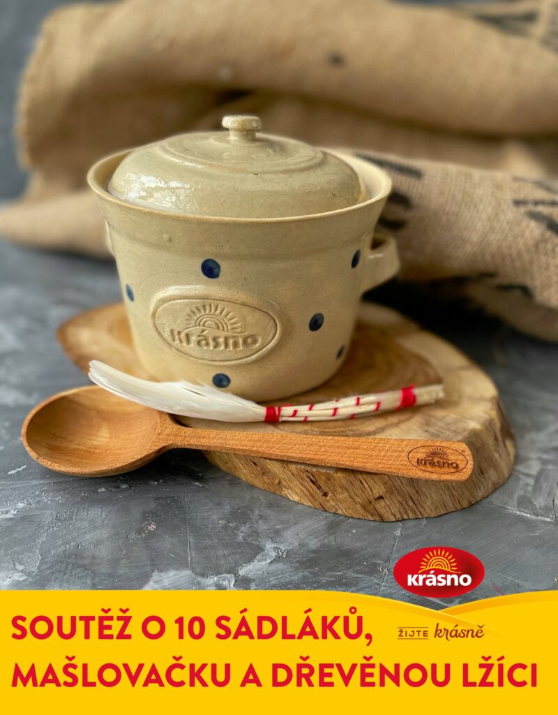 Soutěž o 10 keramických sádláků s dřevěnou lžící a mašlovačkou