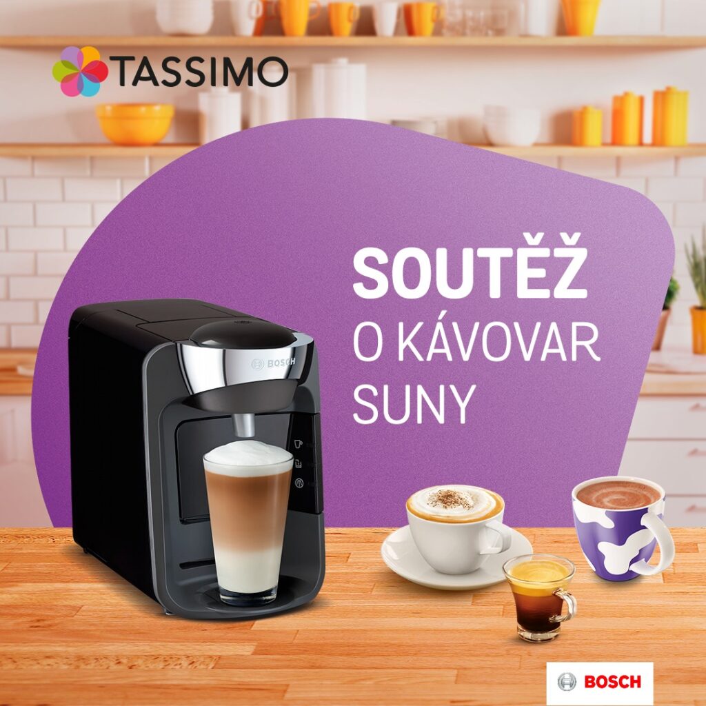 Soutěž o kávovar Tassimo Bosch Suny