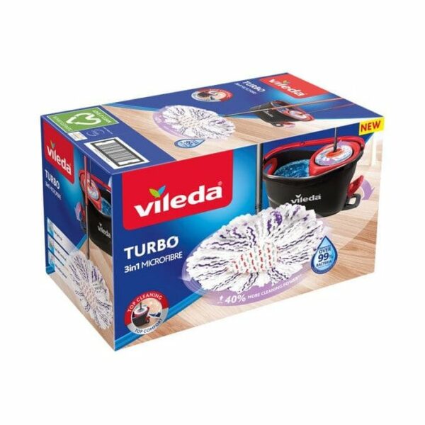 Soutěž o Rotační třásňový mop Vileda TURBO 3v1