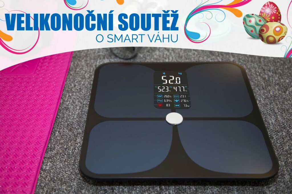 Soutěž o SMART váhu s diagnostikou 15 tělesných parametrů