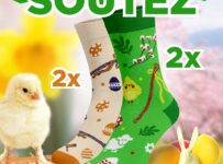 Soutěž o dva páry stylových ponožek s velikonočním motivem