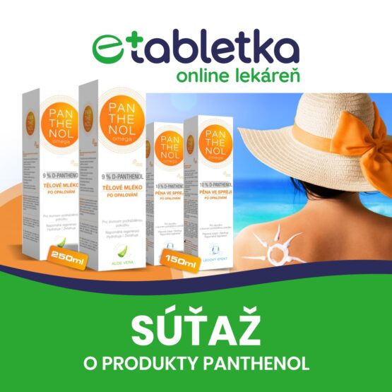 Súťaž o balíček produktov PANTHENOL pre starostlivosť po opaľovaní
