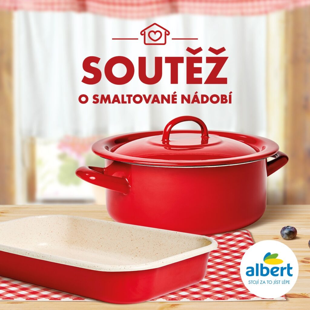 Soutěž o 3x smaltovaný hrnec a pekáč nejen na vaši chalupu