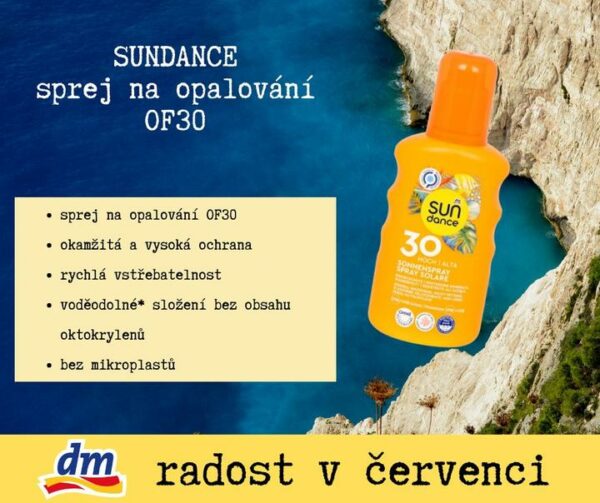 Soutěž o SUNDANCE sprej na opalování OF30