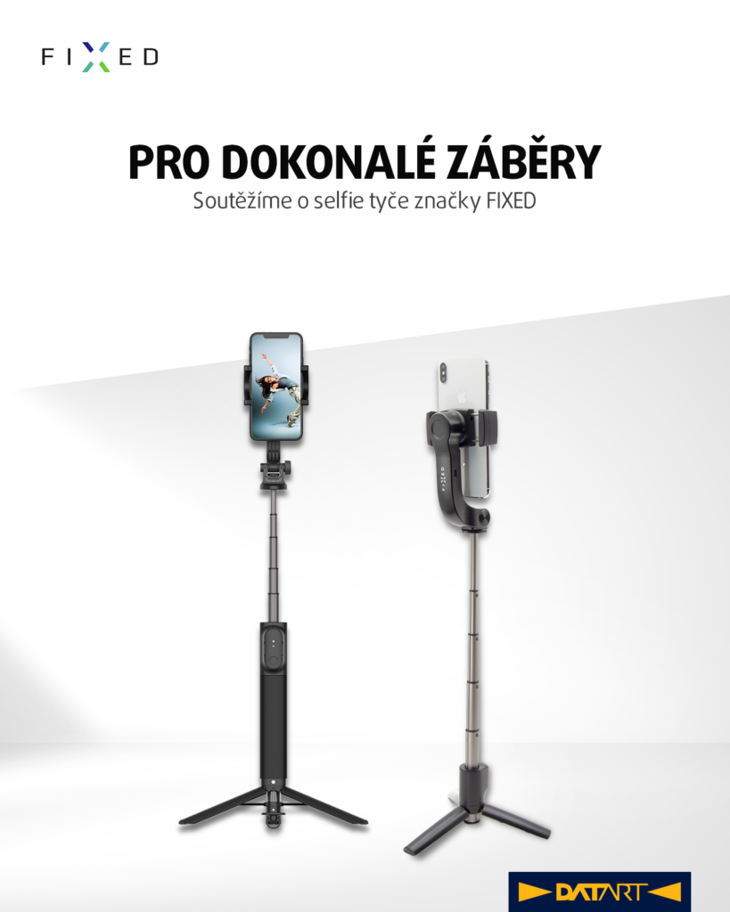 Soutěž o selfie tyč Fixed Snap XL nebo selfie tyč FIXED Snap Action