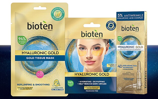 Soutěž o 10 balíčků HYALURONIC GOLD