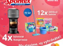 Soutěž o 4x kávovar Nespresso Veruo a 12 uklidový balíček Spontex