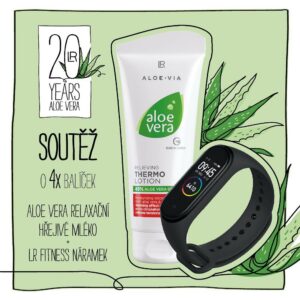 Soutěž o Aloe Vera Relaxační hřejivé mléko a LR Fitness náramek