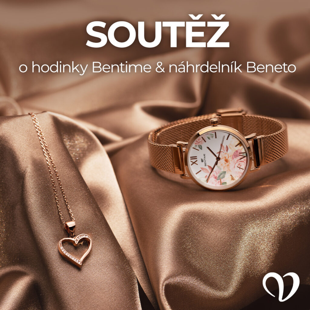 Soutěž o hodinky Bentime a náhrdelník Beneto